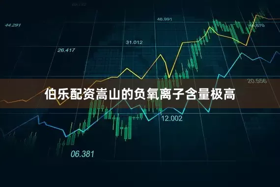 伯乐配资嵩山的负氧离子含量极高