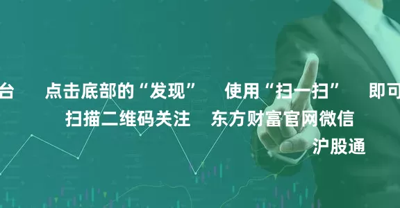 按月配资平台      点击底部的“发现”     使用“扫一扫”     即可将网页分享至朋友圈                            扫描二维码关注    东方财富官网微信                                                                        沪股通             深股通